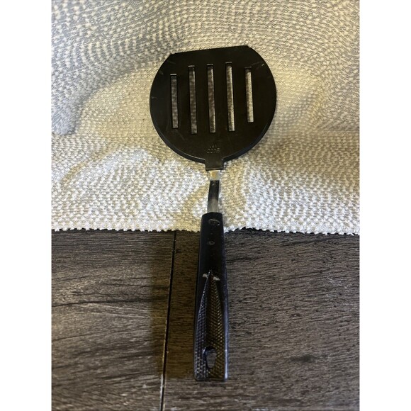 Vintage Ecko Spatula Black Metal Nylon 4.5 Cooking Utensil Made In USA - Picture 1 of 4